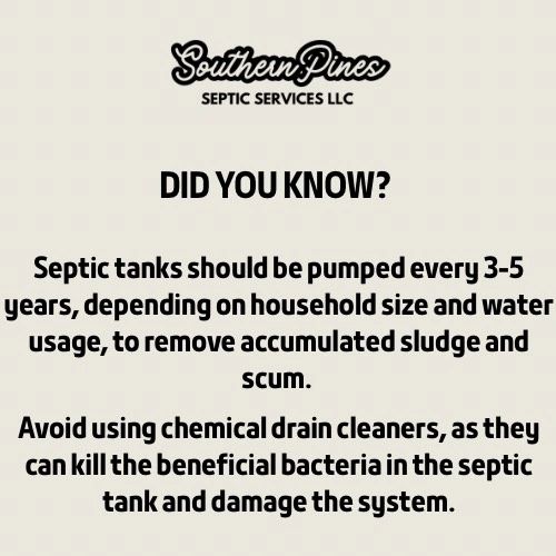 Southern Pines Septic septic maintenance graphic